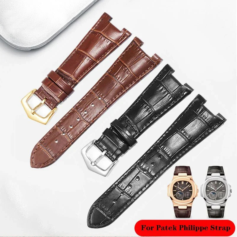 Patek Philippe Watch Nautilus - Cinturino per orologio in vera pelle