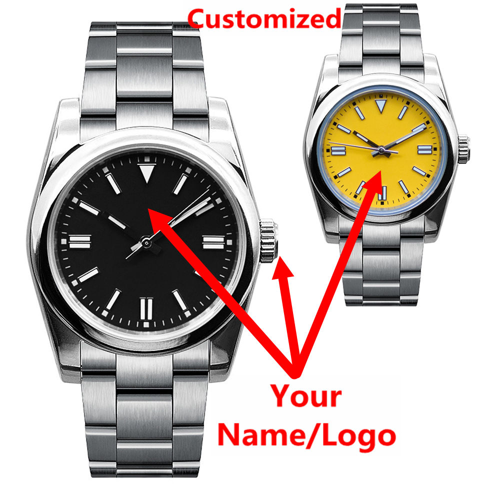 Jewellery Watches - Orologio da uomo con logo personalizzato,