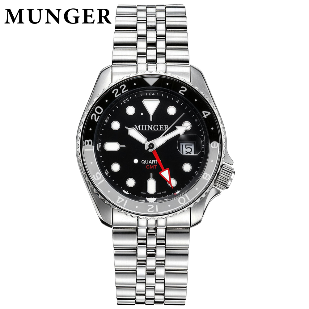 Rolex Watch Submariner - Orologio GMT da Uomo MUNGER in
