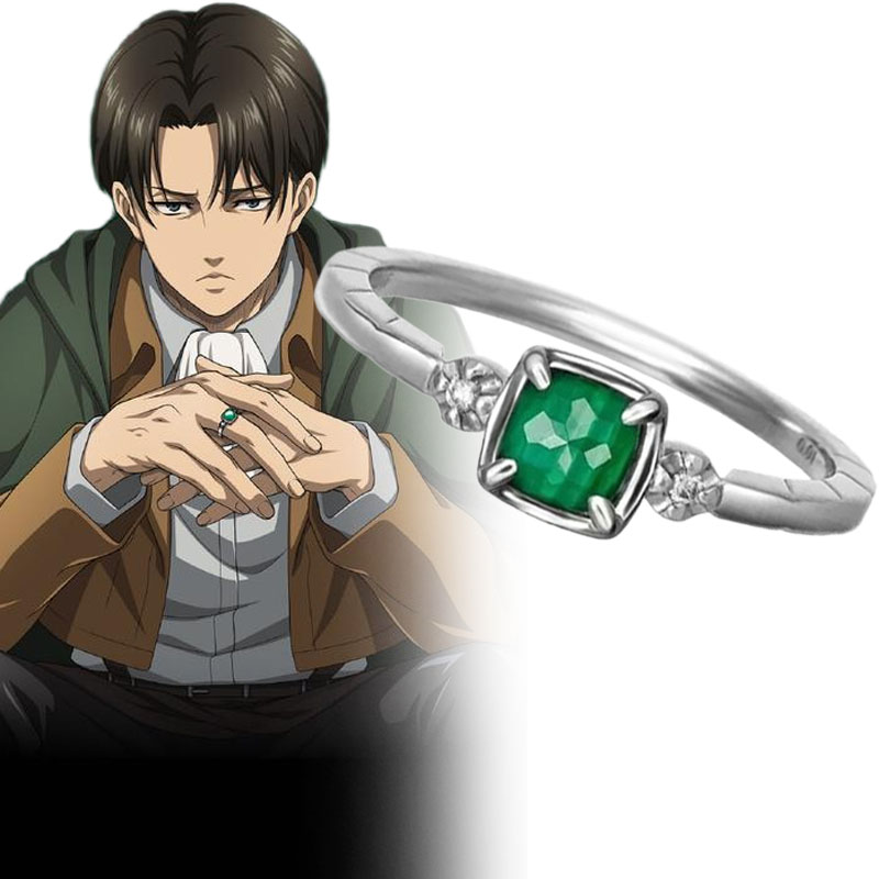Levi Jewelry & Watches Inc - Anime Rivaille Ackerman Levi Ackerman Anello