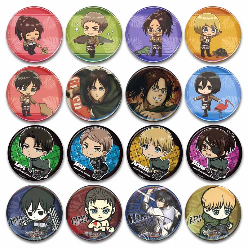 Attack on Titan Lapel Pins Cre - Levi Jewelry & Watches Inc recensione e prezzo