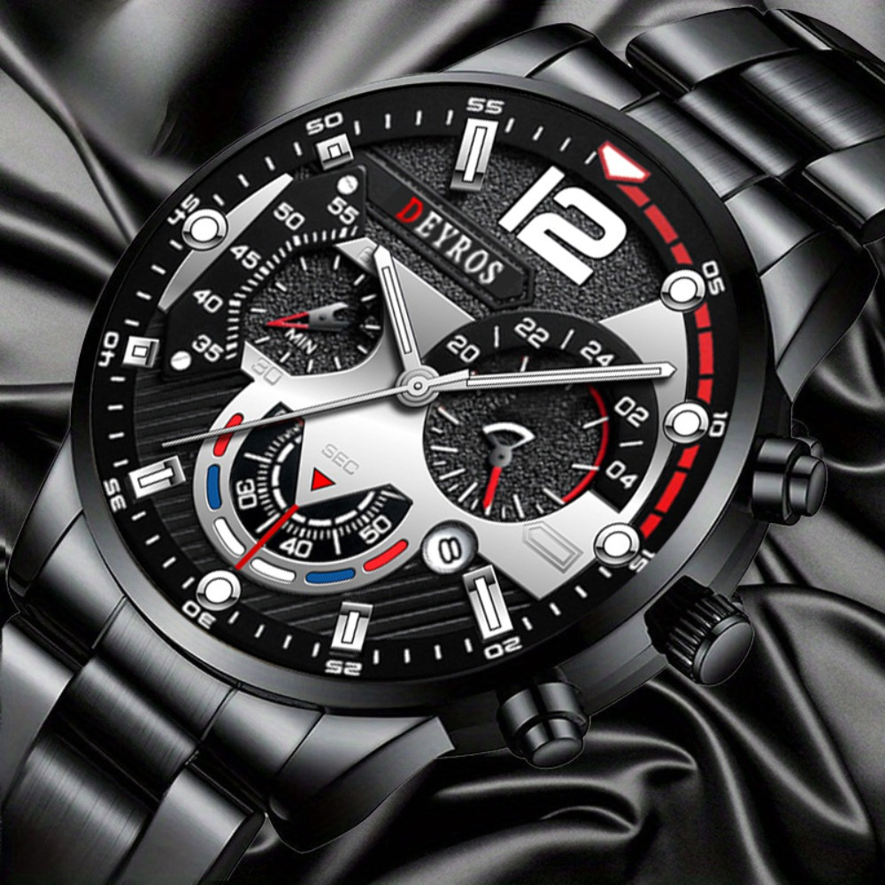 3 pezzi/set orologio da uomo a - Best Jewelry Watches For Men recensione e prezzo