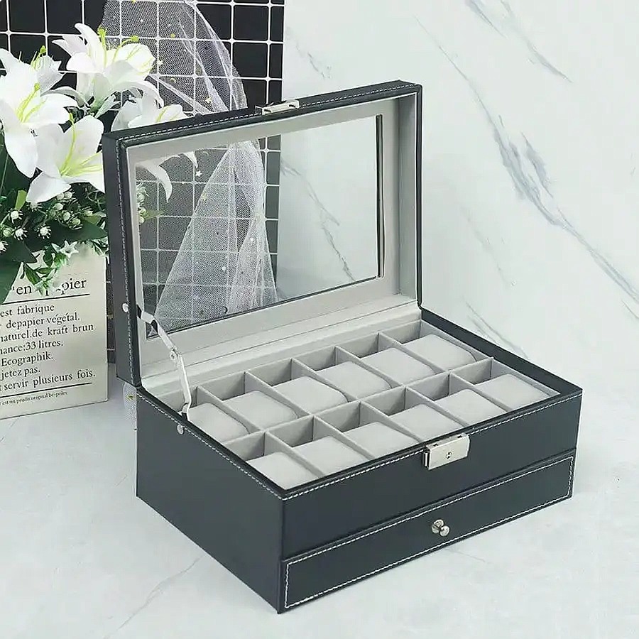 Scatola per orologi con 12 sco - Jewelry Organizer Watches recensione e prezzo