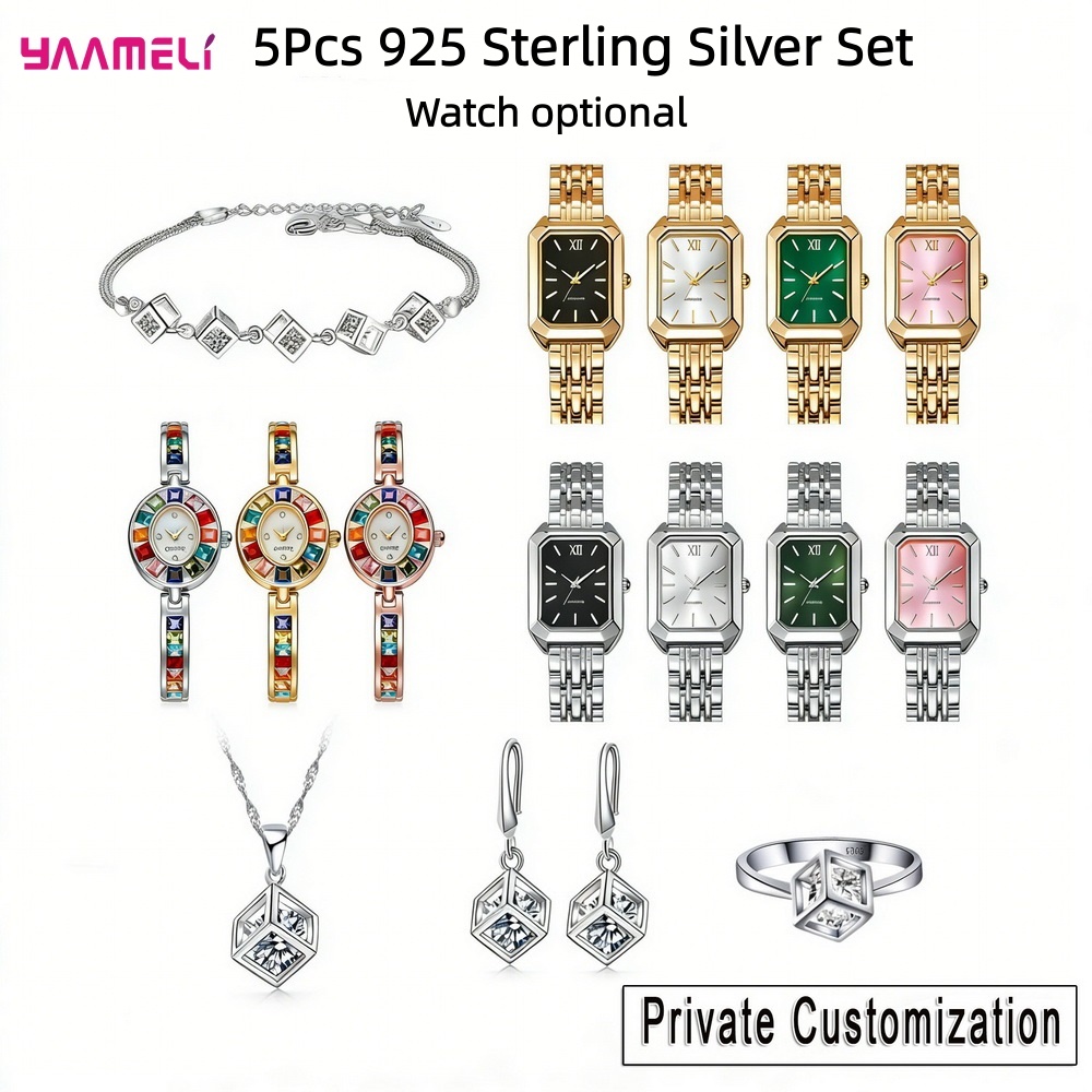 Set di Lusso in Argento Sterli - Best Jewelry Watches For Men recensione e prezzo